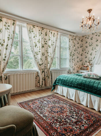 Die wunderschön gestalteten Zimmer vereinen historischen Charme mit modernem Komfort und Stil.