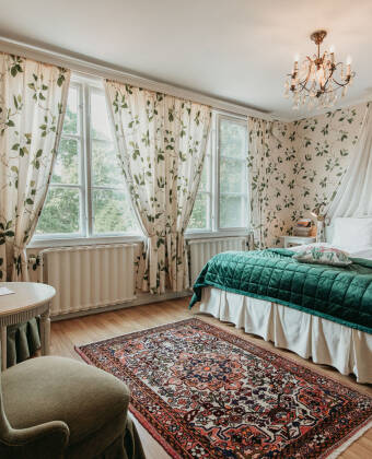 Die wunderschön gestalteten Zimmer vereinen historischen Charme mit modernem Komfort und Stil.
