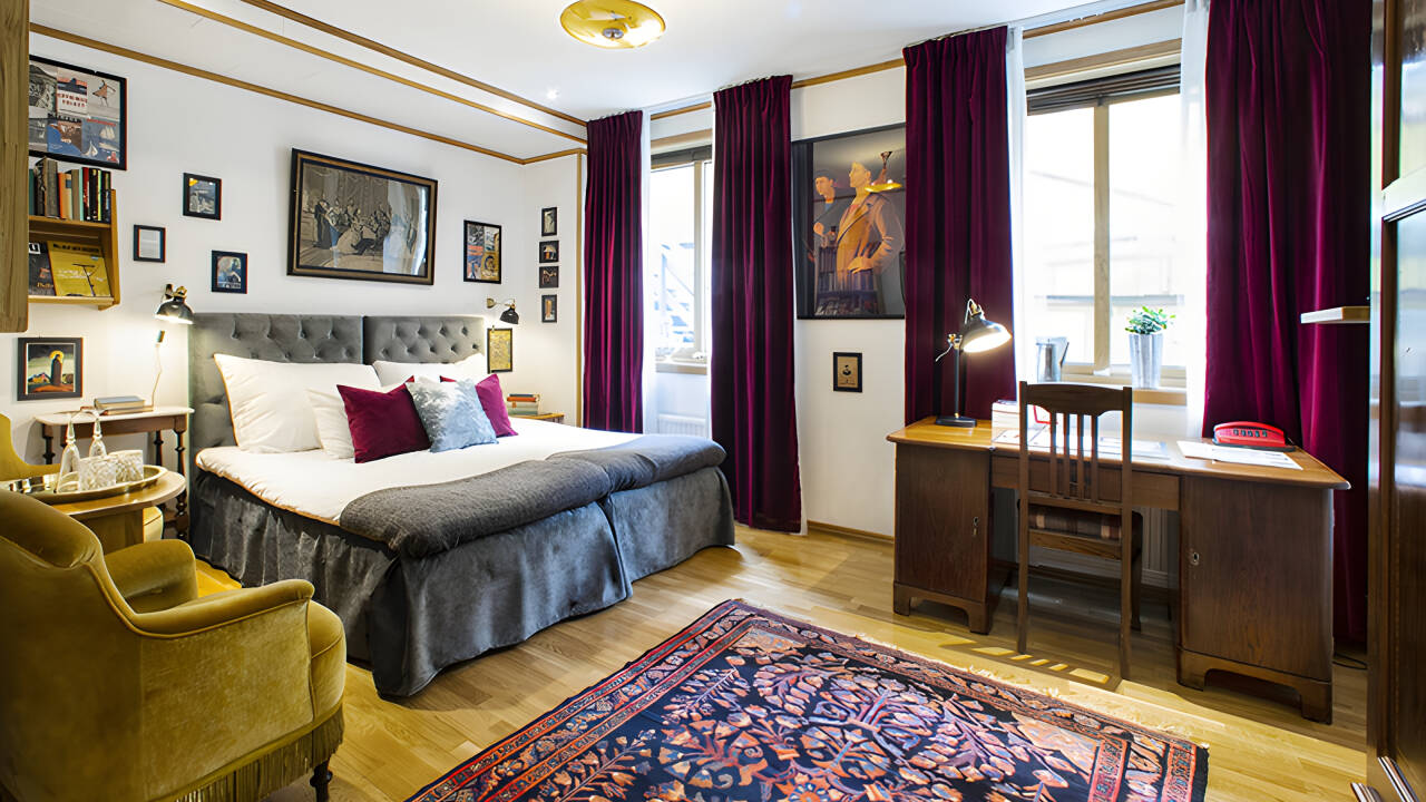 Alla rum är charmigt inredda med en blandning av nya och antika möbler och hotellfaciliteter.