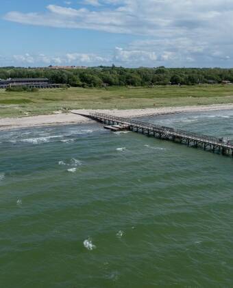 Kobæk Strand is right by the beach, perfect for a swim, so remember your bathing clothes.