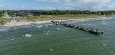 Kobæk Strand is right by the beach, perfect for a swim, so remember your bathing clothes.