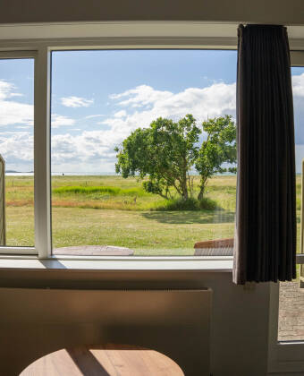 Stay in a room with a sea view and wake up to the sound of the waves.