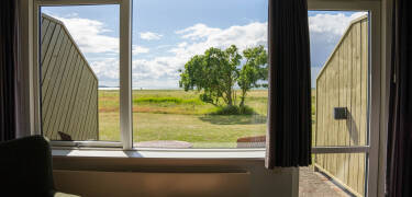 Stay in a room with a sea view and wake up to the sound of the waves.