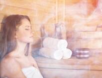 Hotellets gæster kan benytte sauna og fitnesscenter.