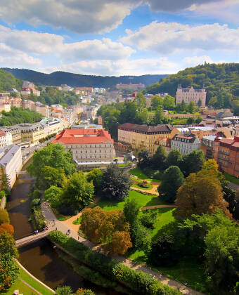 Stay just a short distance from the historic charm of Karlovy Vary.