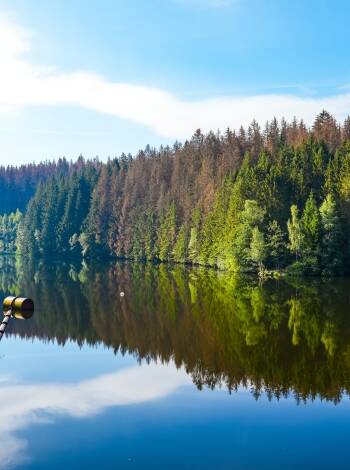 Oker-reservoaren är väl värd ett besök. Det är en av de största reservoarerna i Niedersachsen.