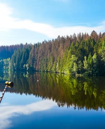 Der Oker-Stausee ist einen Besuch wert. Er ist einer der größten Stauseen in Niedersachsen.
