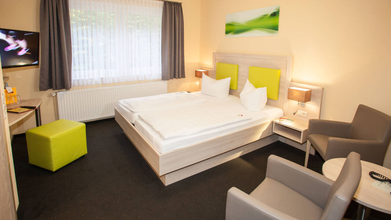 Ob Sie ein romantisches Wochenende oder einen kurzen Aktivurlaub in der Nähe von Goslar planen, die Zimmer bieten einen einladenden Raum.