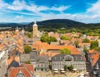 Bo på et førsteklasses sted i nærheden af den historiske by Goslar.