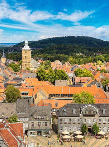 Bo i ett toppläge nära den historiska staden Goslar.