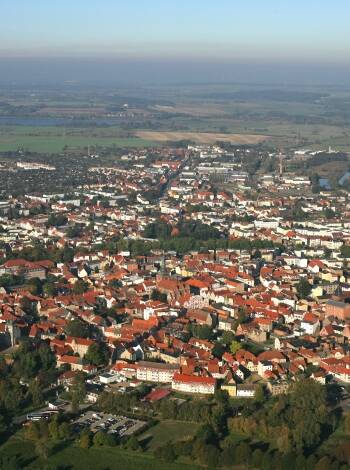 Güstrow ligger centralt i  tyska Mecklenburg-Vorpommern