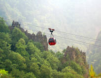 Take the cable car in Thale and admire the Grand Canyon of Harz.