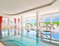During your stay, you can enjoy a dip in the pool or take part in sports activities.