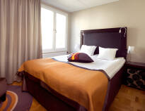 Rooms are modern and comfortably furnished.