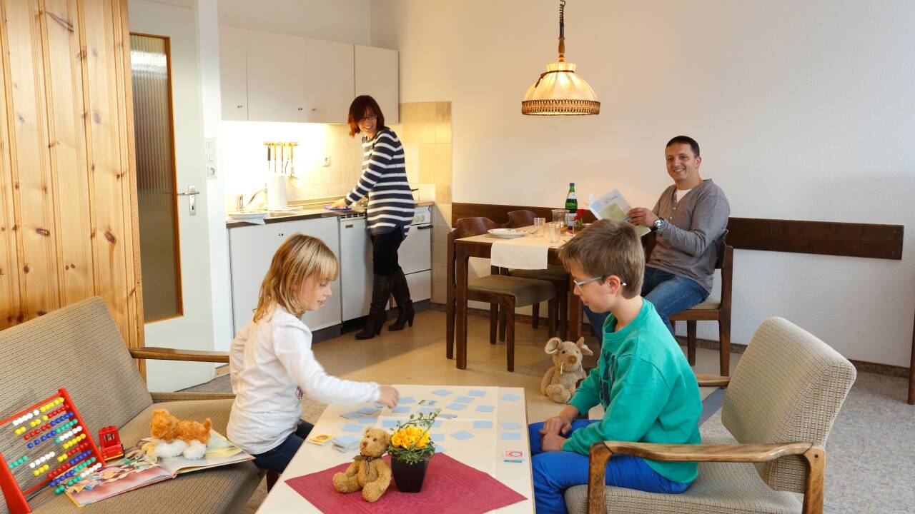 På Aparthotel Panoramic sjekker dere inn i leiligheter med kjøkken og stue . Her kan dere  nyte ferielivet med familien.