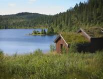Närhet till den vackra norska naturen där landskapet präglas av skog, kullar, sjöar och vildmark.