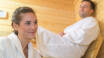 Genießen Sie Entspannung und Erholung im Wellnessbereich des Hotels, mit Sauna und Dampfbad.