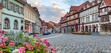 Take a trip to the Harz Mountains and visit the beautiful UNESCO-listed town of Quedlinburg, for example.