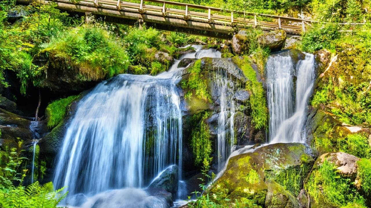 I Triberg finns några av Tysklands högsta och mest spektakulära vattenfall. 
