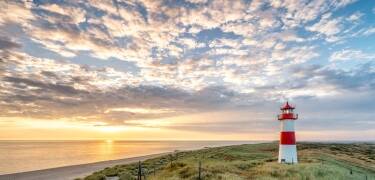 Øen, Sylt, har mere end 40 km strande. Desuden finder I mange aktiviteter her.