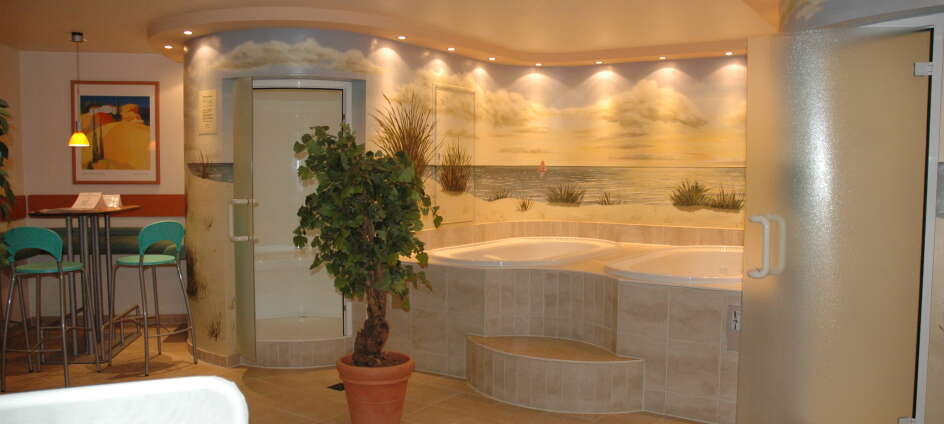 Das Hotel hat einen Wellnessbereich mit Sauna, Dampfbad und Ruhebereich, die gegen eine kleine Gebühr genutzt werden kann.