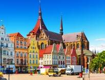 Besök den vackra hansestaden Rostock som har anor från medeltiden och som inte ligger långt från hotellet