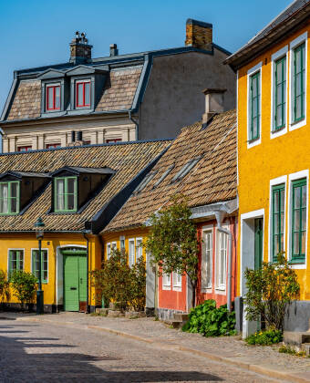 Discover Lund’s colorful old town, where cobblestone streets reveal centuries of history.
