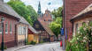 Oplev Lunds bymidte med smukke bygninger og brostensbelagte gader.