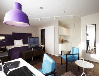 Hotellet tilbyr komfortabel og romslig innkvartering med kjøkkenkrok.