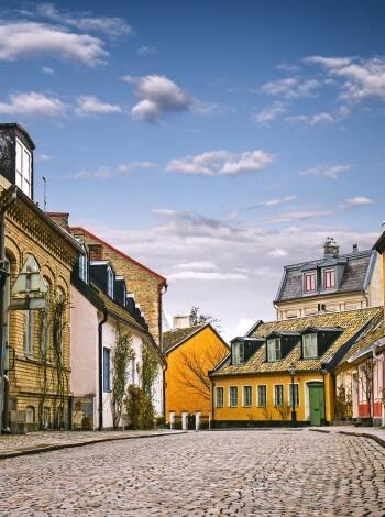 Opplev Lunds historiske hus og brosteinsbelagte gater.