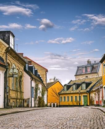 Opplev Lunds historiske hus og brosteinsbelagte gater.