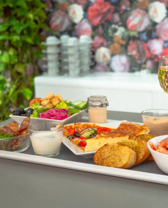 Rise to a delicious breakfast of both hot and cold dishes, and enjoy it in the hotel's outdoor pavilions or breakfast lobby.