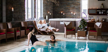 Hotell Skansen Öland är en oas perfekt för avslappning på hotellets egna spa.