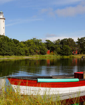 Der Leuchtturm Långe Jan befindet sich an der Südspitze der Insel und wurde erstmals 1785 erleuchtet.