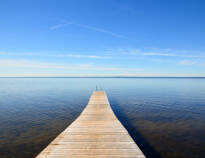 There are many opportunities to enjoy a swim and the lovely sandy beaches that are part of Öland's natural experience.
