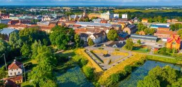 Enkel adgang til Kristianstad for shopping og kulturopplevelser.