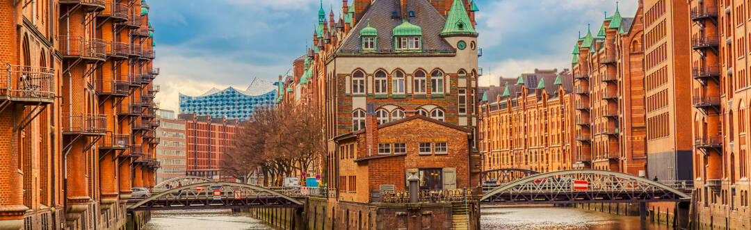 Just a short U-Bahn ride away, visit Speicherstadt, Hamburg’s stunning UNESCO-listed warehouse district, home to Miniatur Wunderland and the Hamburg Dungeon.