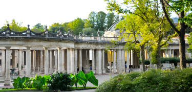 This hotel is set in the centre of the Tuscan spa town of Montecatini Terme, known for its many springs and beautiful parks.
