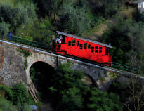 Take the old mountain railway up to the panoramic viewpoint and enjoy the view of the spa town with its parks.