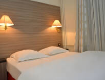 De hyggelige værelsene sørger for at dere har et behagelig opphold i Alsace.