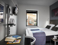 The rooms are bright and cosy and an ideal base for a pleasant stay.