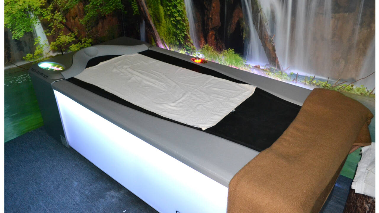 Få gratis massage hver dag på hotellets elektroniske massagebriks.