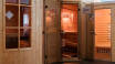 Relax in the small wellness area with 3 different saunas.