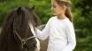 Hotellets egen hestegård byder bl.a. på ponyridning og hestevognsture og er et sikkert hit blandt børnene!