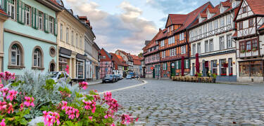 Besök UNESCO-staden Quedlinburg och koppla av i vackra omgivningar på hotellet.