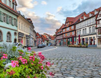 Besøg UNESCO-byen Quedlinburg og slap af i skønne omgivelser på hotellet.