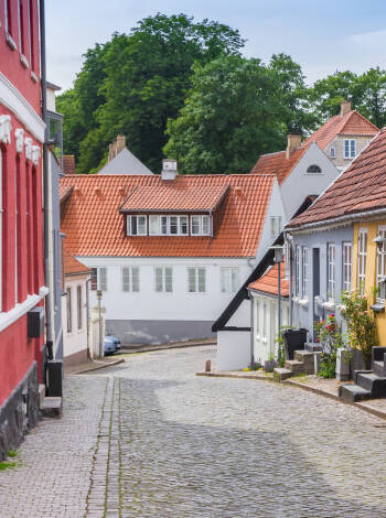 Explore Haderslev's cosy old town, with many well-maintained buildings and charming shops and cafés.