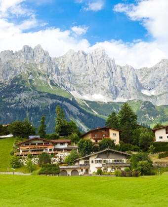Wilden Kaiser and Ellmau are not far from the hotel, and here you can experience the village from the TV series Bjerglægen.