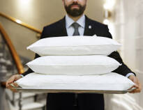 Choose the perfect pillow for the perfect night's sleep with the hotel's pillow menu.