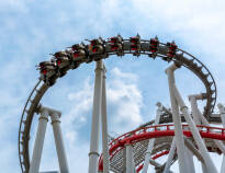 Challenge your courage at Italy's biggest theme park, Gardaland. Here the kids won't get bored.
